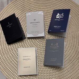 CHANEL Gabrielle  Perfume Sample , mind Games, parfums de Marly samples Bundle